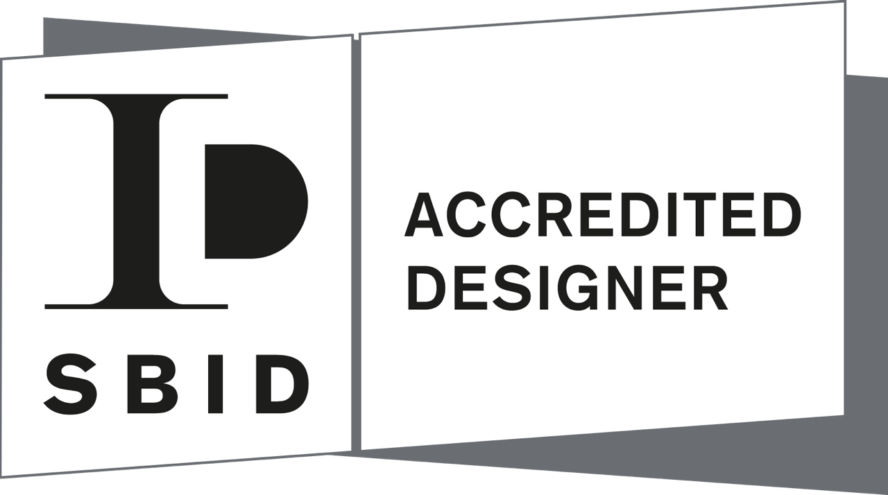 SBID Accredited Designer Logo White